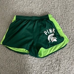 PINK MSU shorts